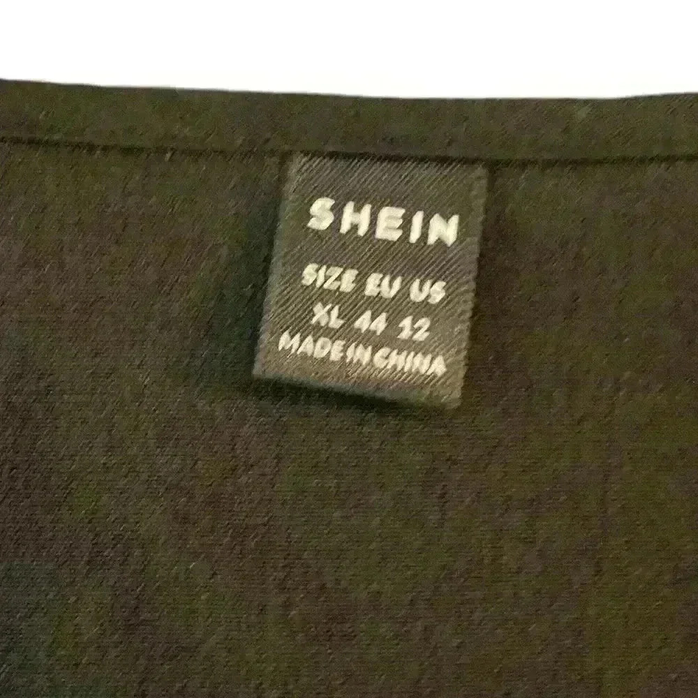 SHEIN LUNE Women Plain Casual Short Sleeve Black Wrap Jumpsuit. Size XL 12 NWT - Picture 7 of 16